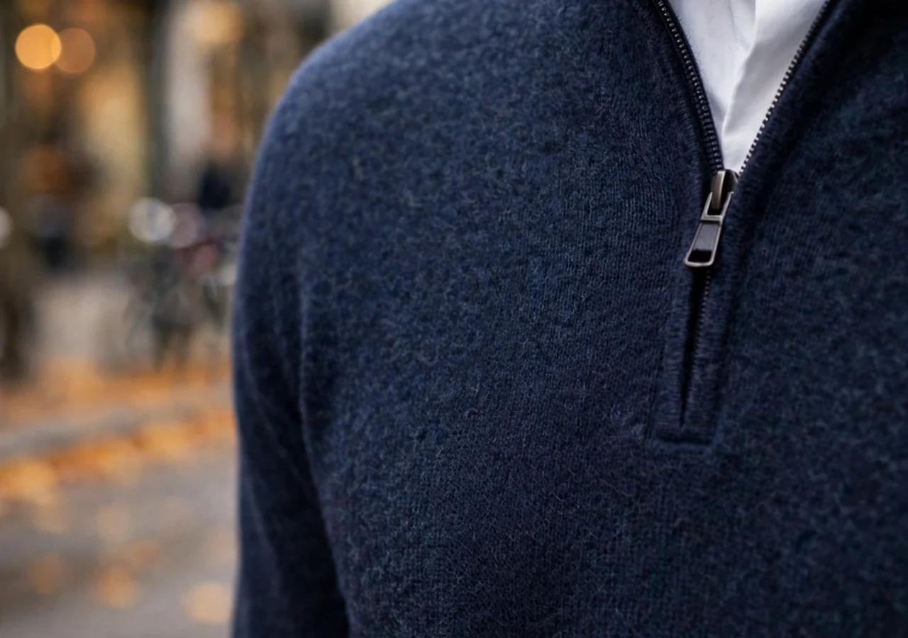 The Quarter-Zip Grew Up. Here’s Why It Belongs in a Modern Wardrobe