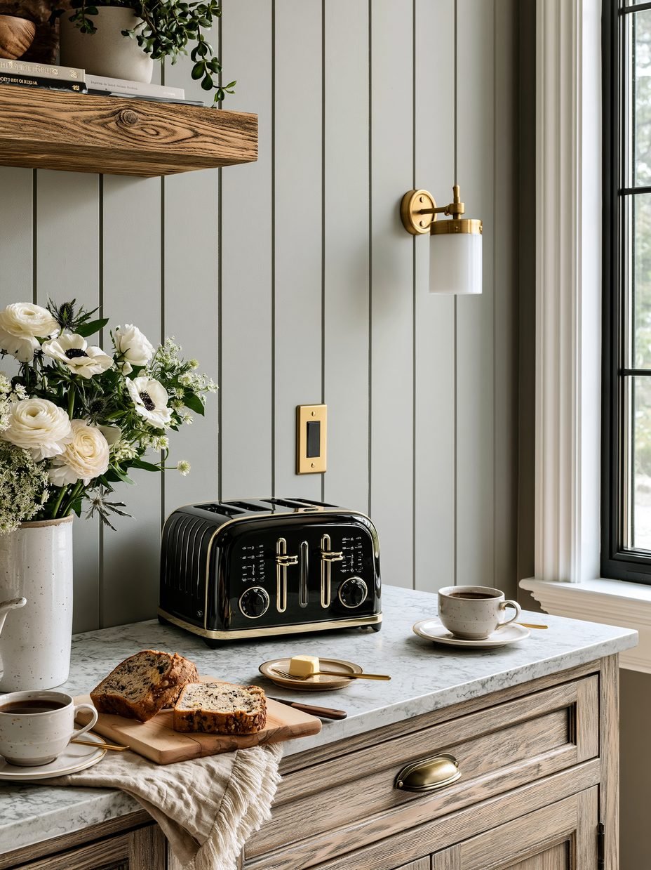 An aged brass rocker-switch plate, detail shot